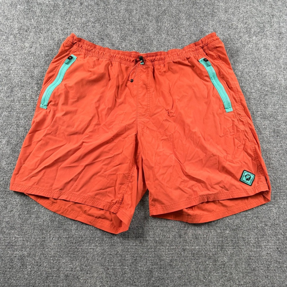 Outdoor Afro x REI Co-op Shorts Mens XXL Orange Hiking Trail Activewear RN37249